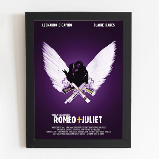 Romeo and Juliet Minimal Movie Illustrated Poster