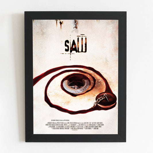 Saw film poster James Wan Horror Movie Alternative Graphic Design Film Poster