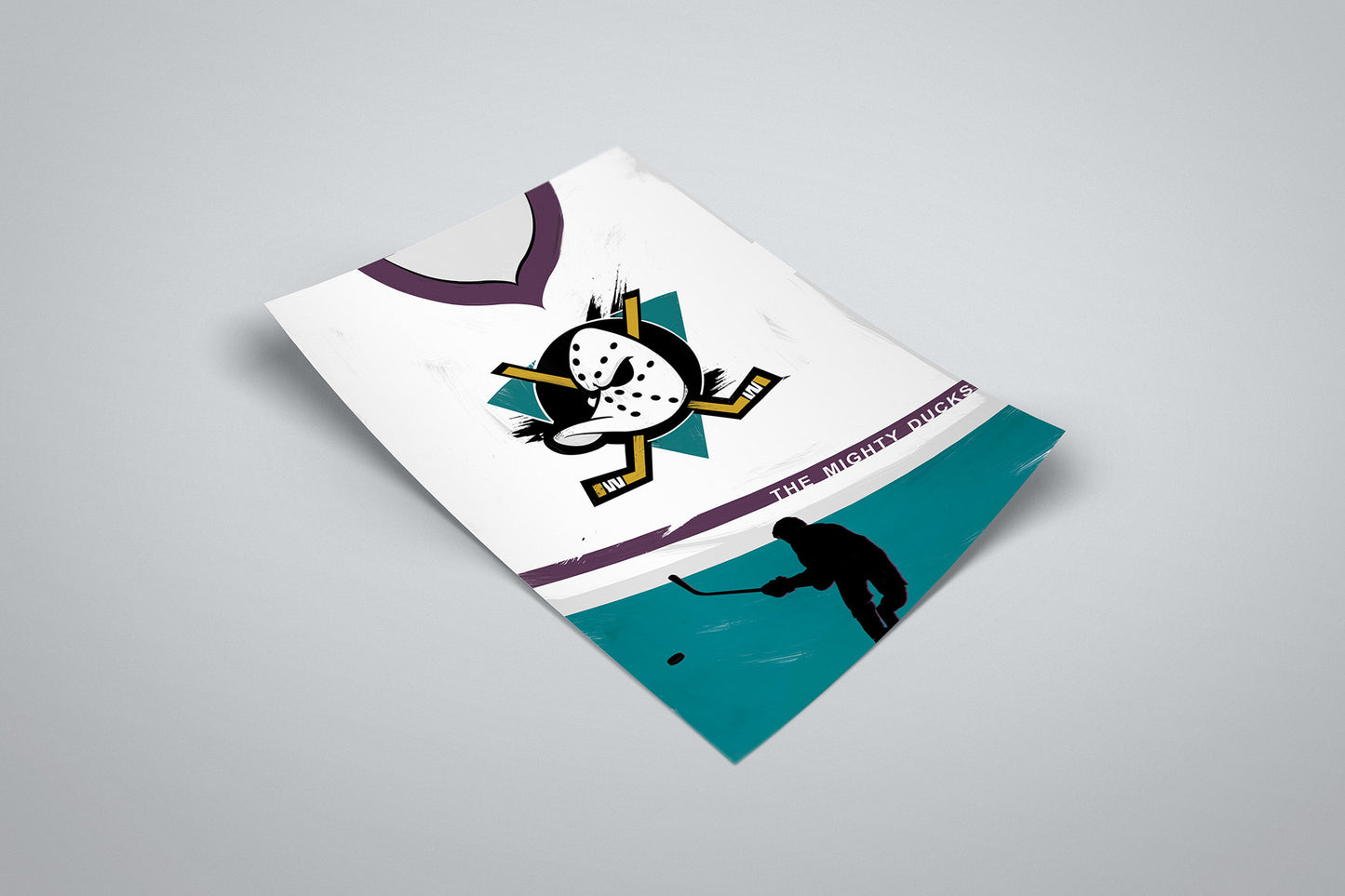 The Mighty Ducks Framed Poster |  Minimalist Film Art