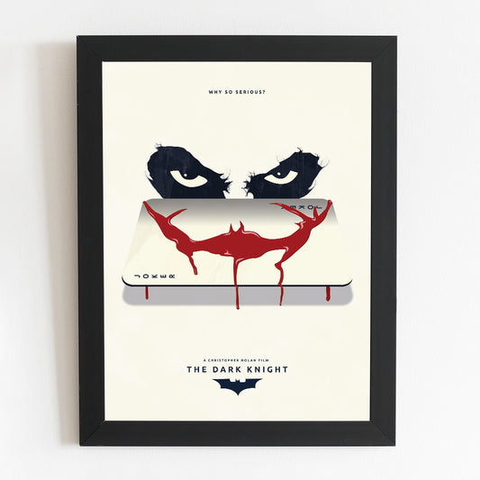 The Dark Knight Minimal Movie Illustrated Poster