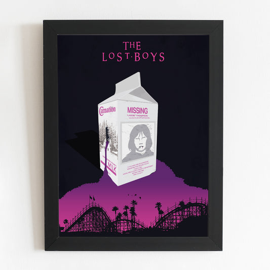 The Lost Boys Minimal Movie Illustrated Poster