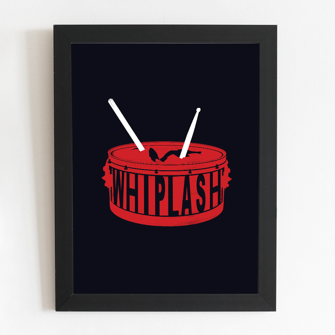 Whiplash Minimal Movie Illustrated Poster