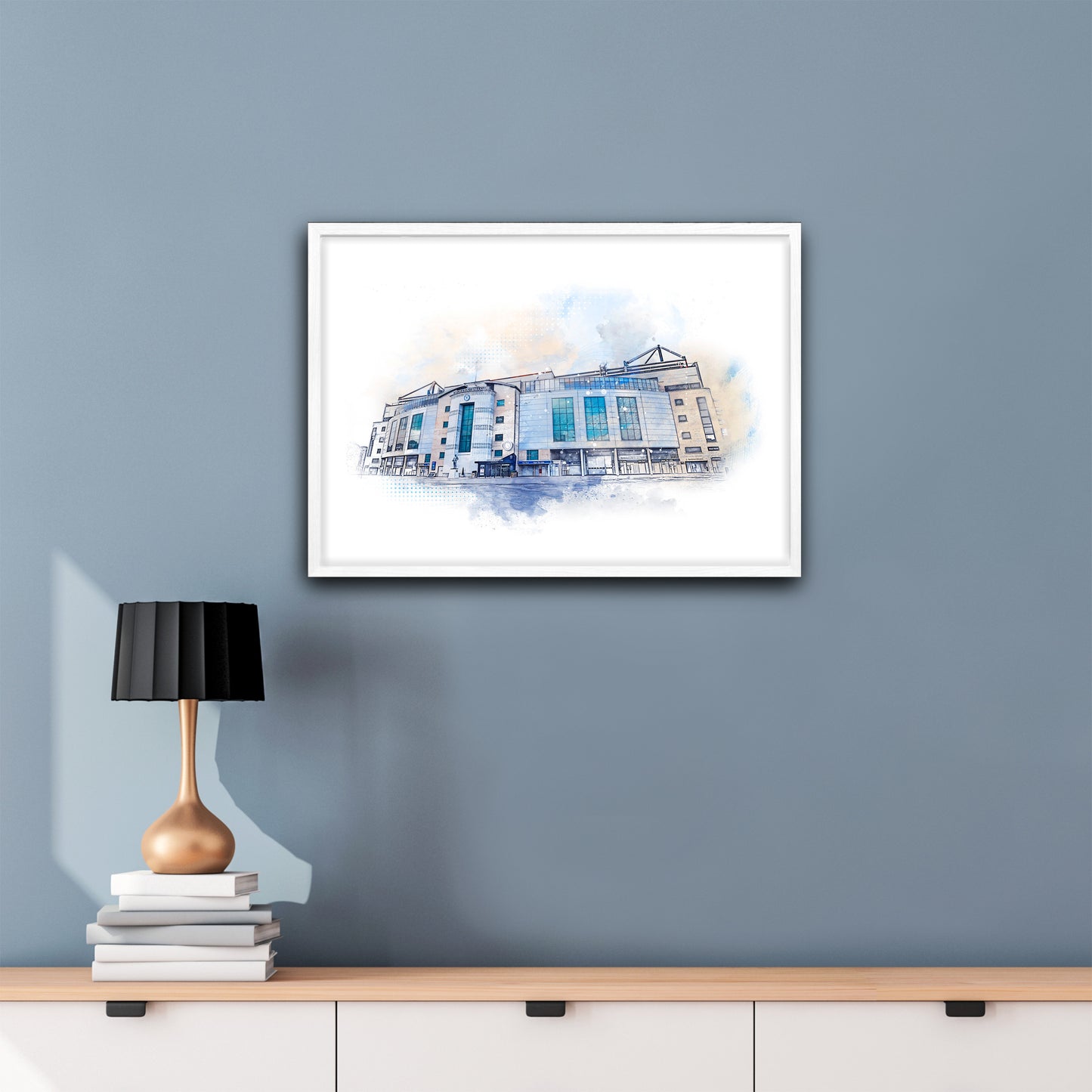 Stamford Bridge Stadium Framed Poster | Chelsea United FC Stadium Art