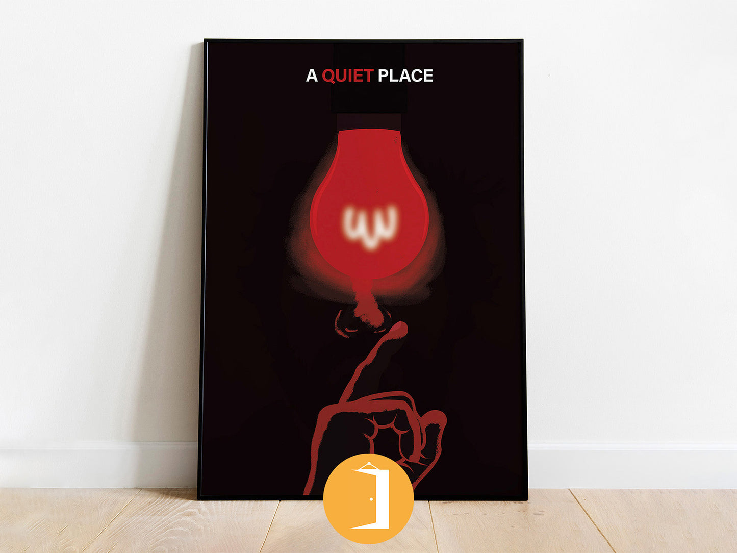 A Quiet Place Minimal Poster | Illustrated Movie Print