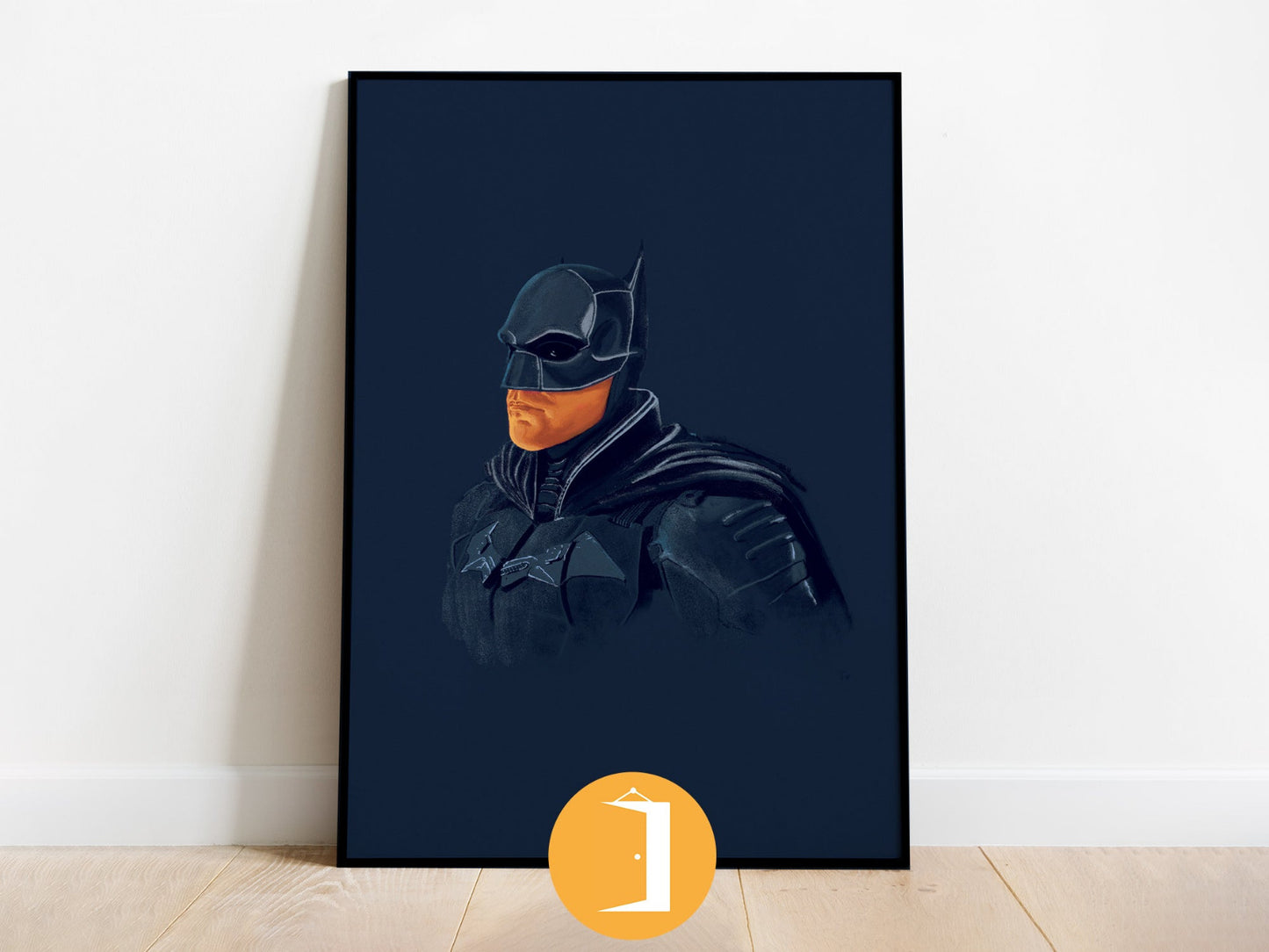 The Batman Poster Minimal Movie Illustrated Print