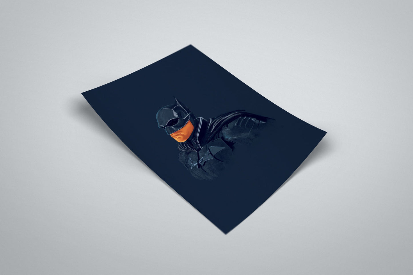 The Batman Poster Minimal Movie Illustrated Print