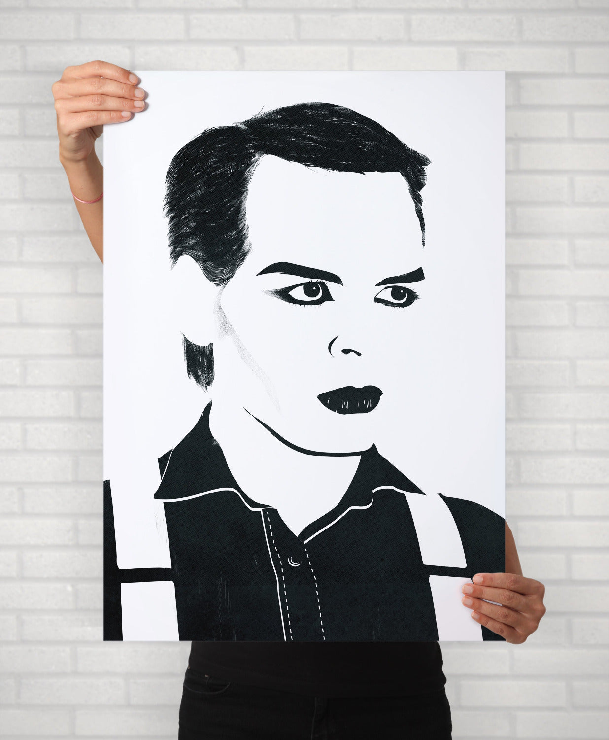 Gary Numan Minimal Portrait Illustrated Poster