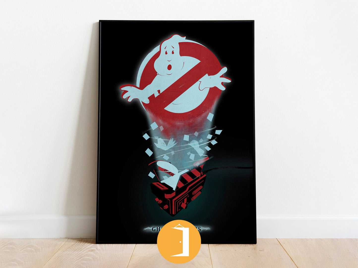 Ghostbusters Poster | 1984 Film Minimal Movie Illustrated Print