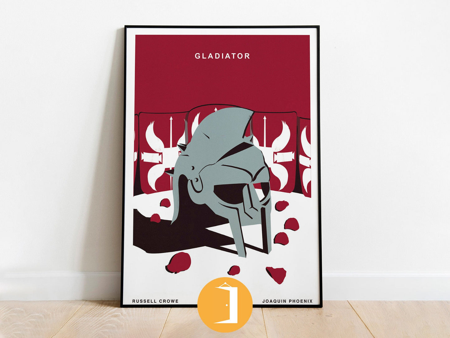 Gladiator Poster | Minimal Movie Illustrated Print