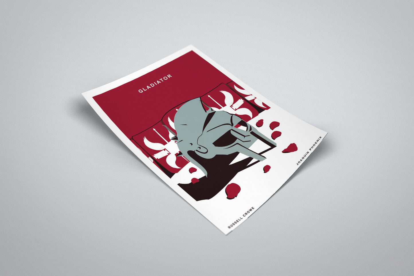 Gladiator Poster | Minimal Movie Illustrated Print