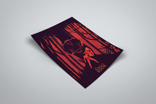 The Jungle Book Minimal Illustrated Poster