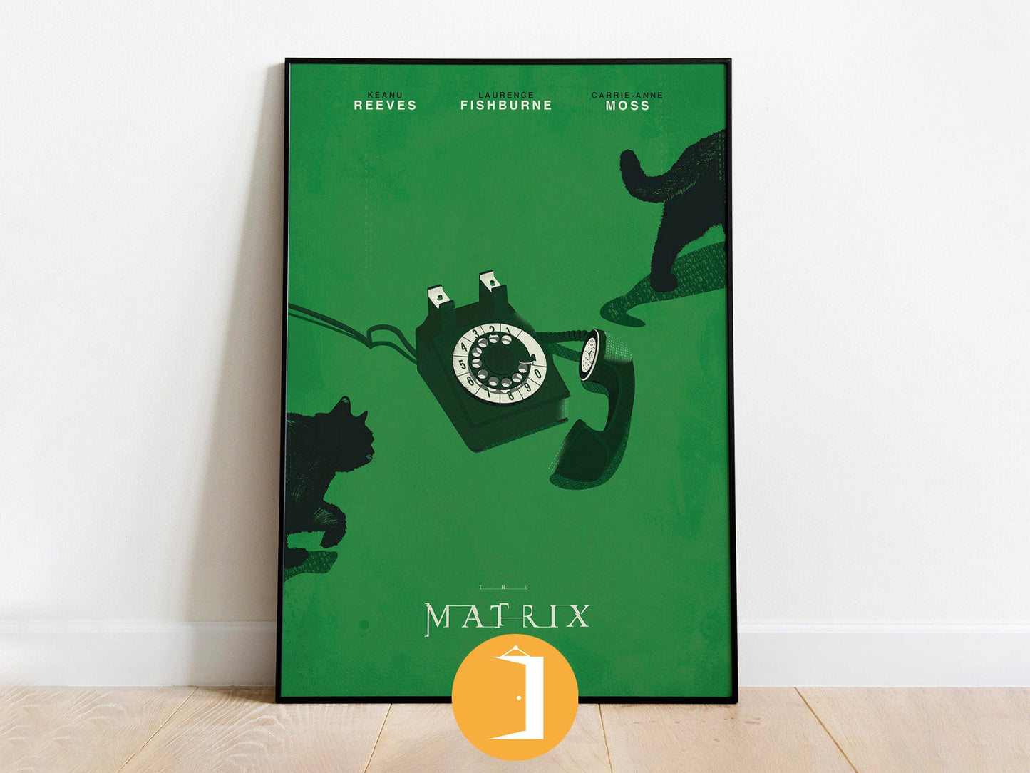 The Matrix Minimal Movie Illustrated Poster