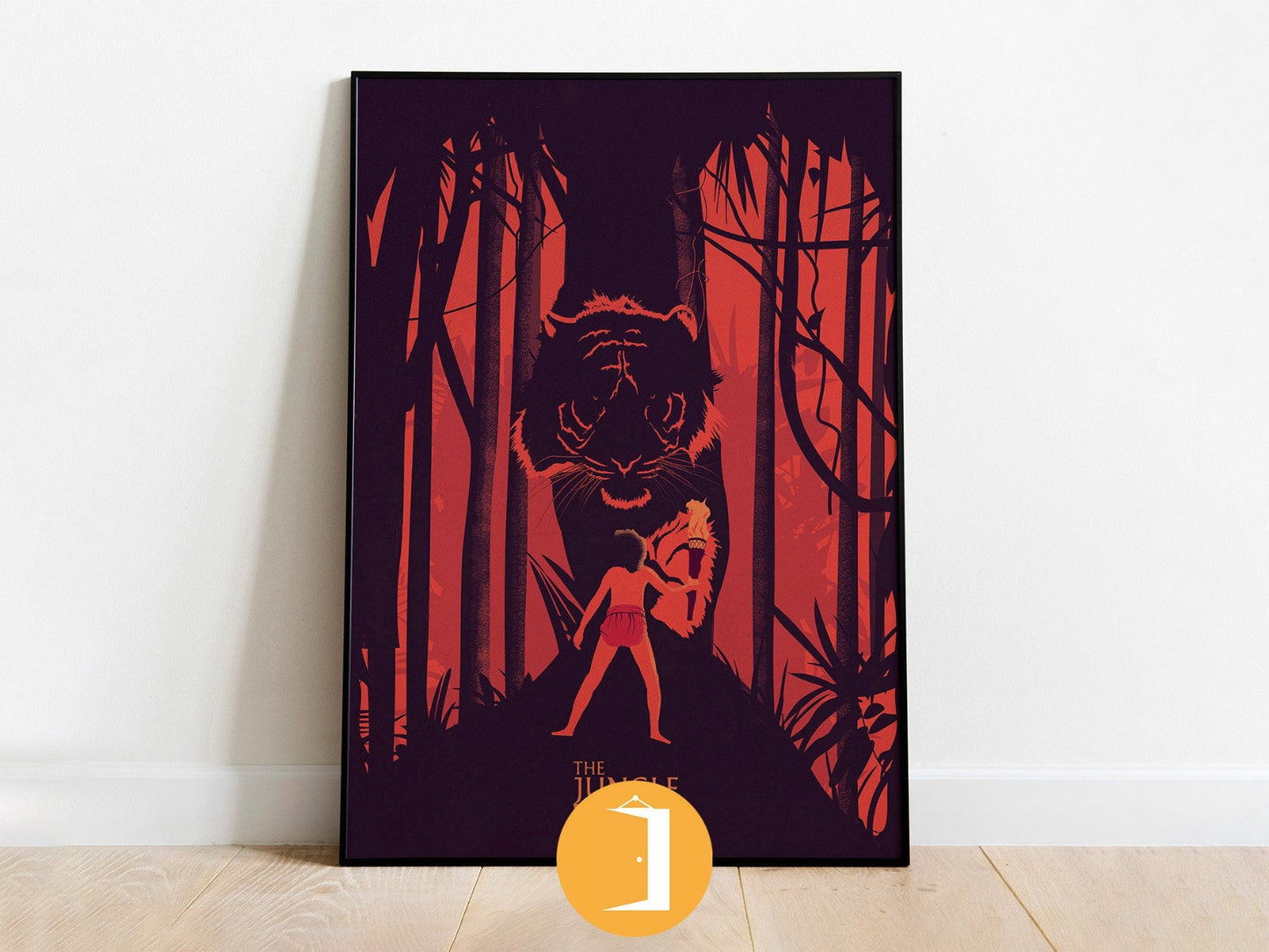 The Jungle Book Minimal Illustrated Poster