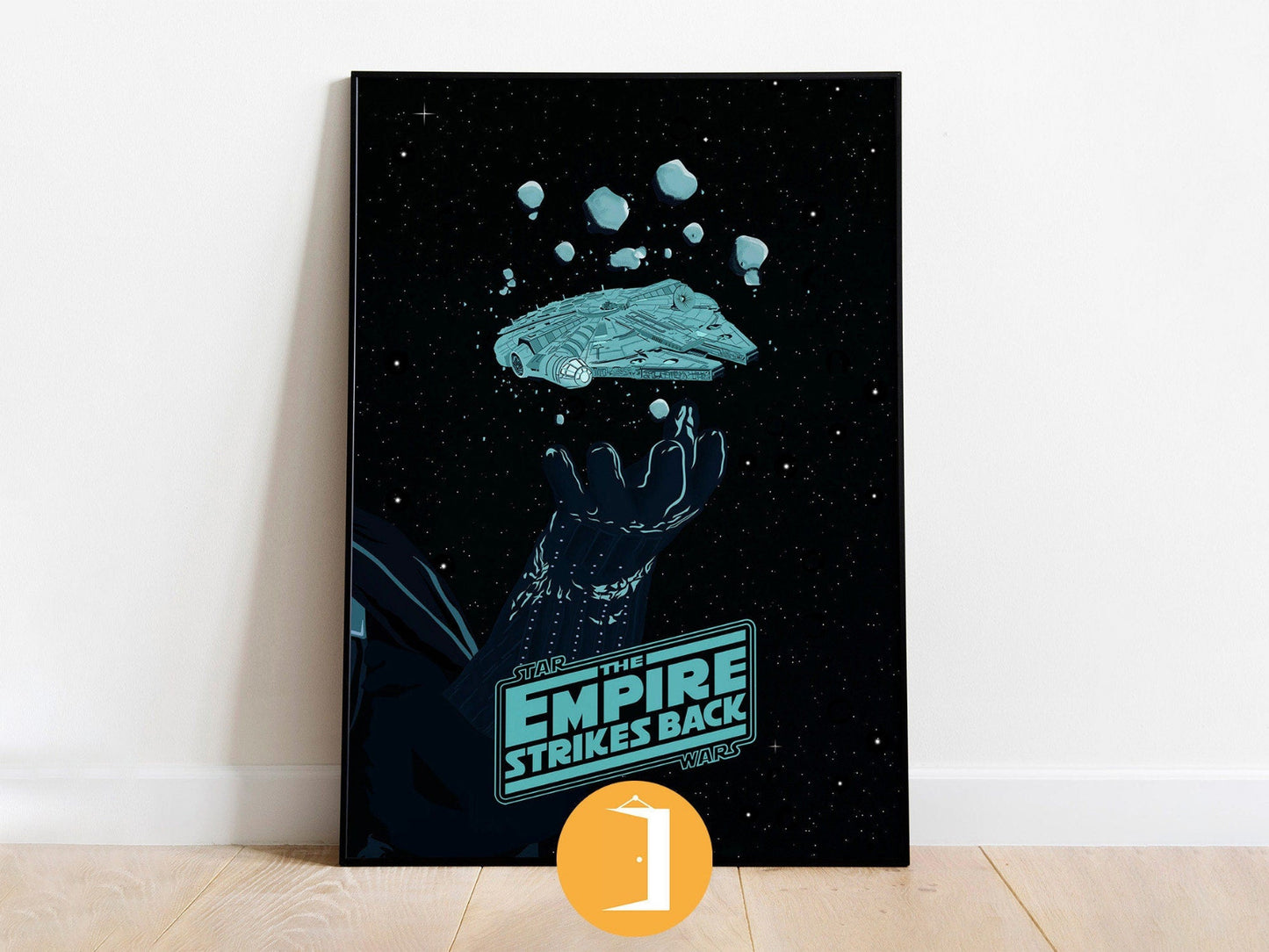 The Empire Strikes Back Star Wars Minimal Movie Illustrated Poster