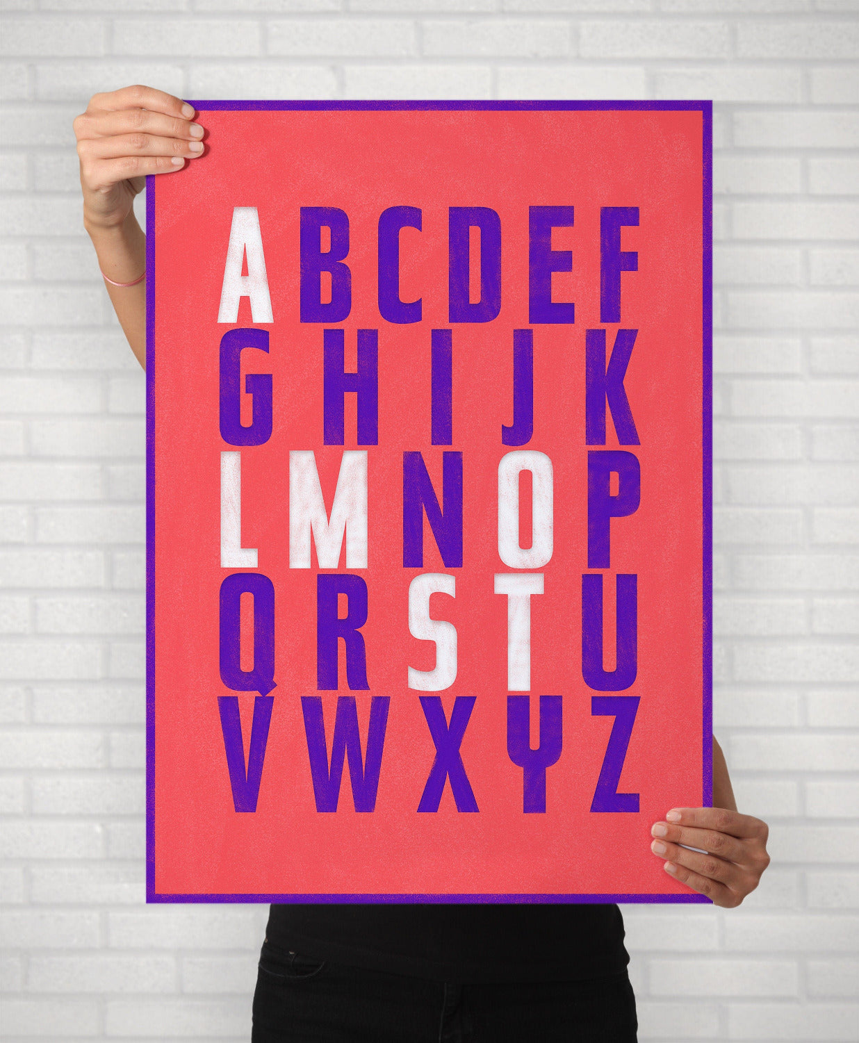 ALMOST Wall Print | Alphabet Motivational Typography Home Wall Art Illustrated Poster