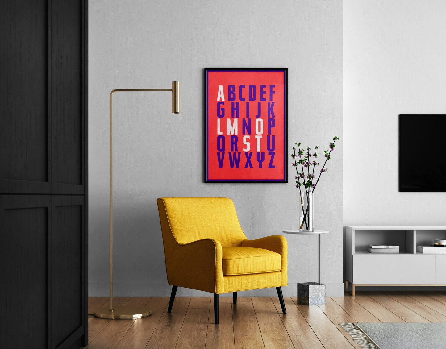 ALMOST Wall Print | Alphabet Motivational Typography Home Wall Art Illustrated Poster