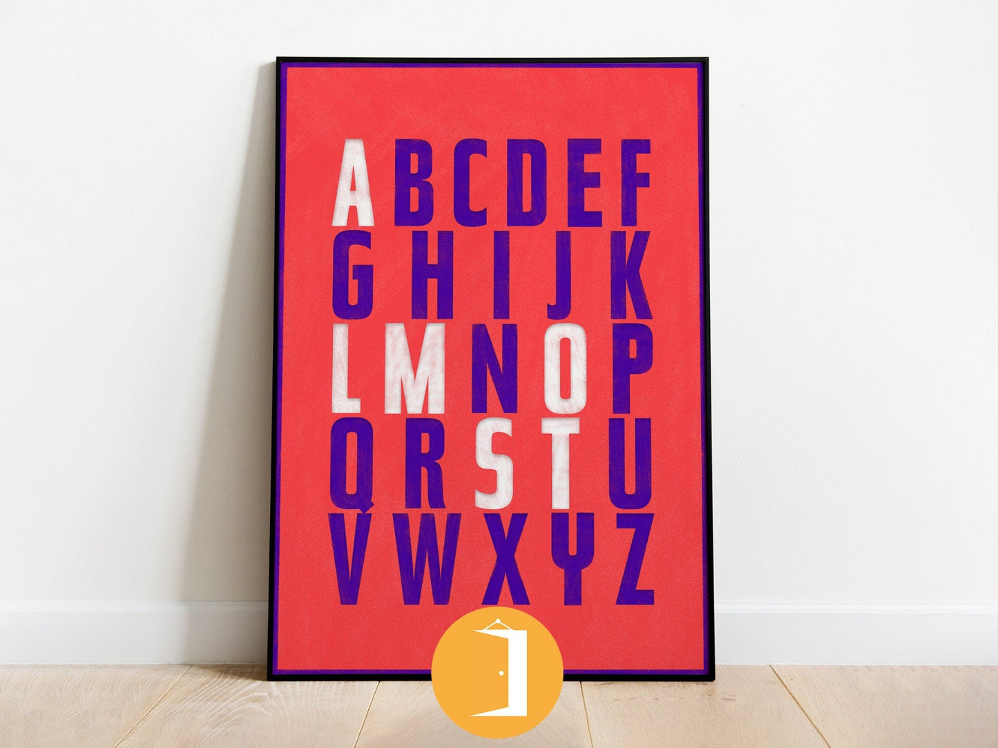 ALMOST Wall Print | Alphabet Motivational Typography Home Wall Art Illustrated Poster