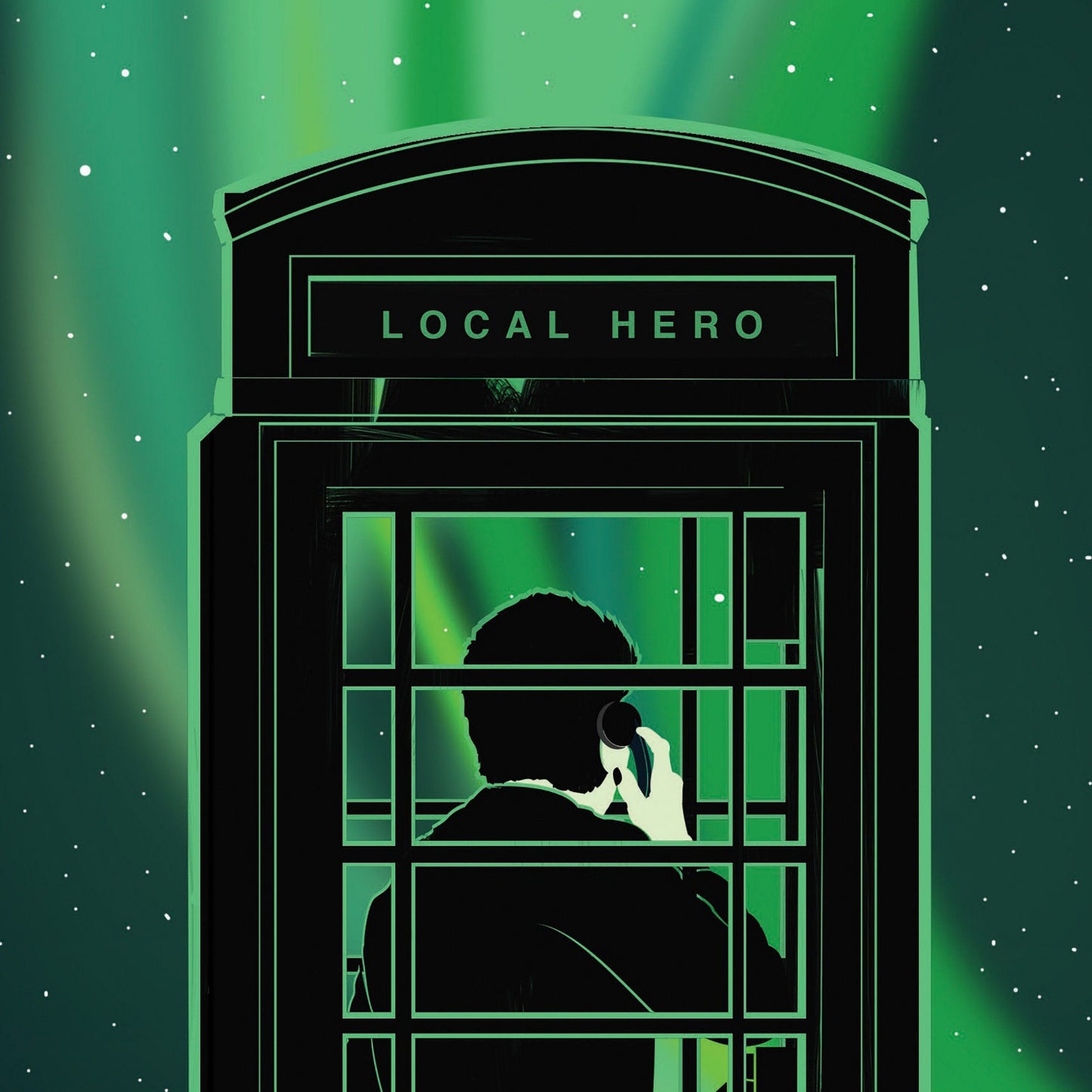 Local hero Poster Framed Minimal Movie Illustrated Art