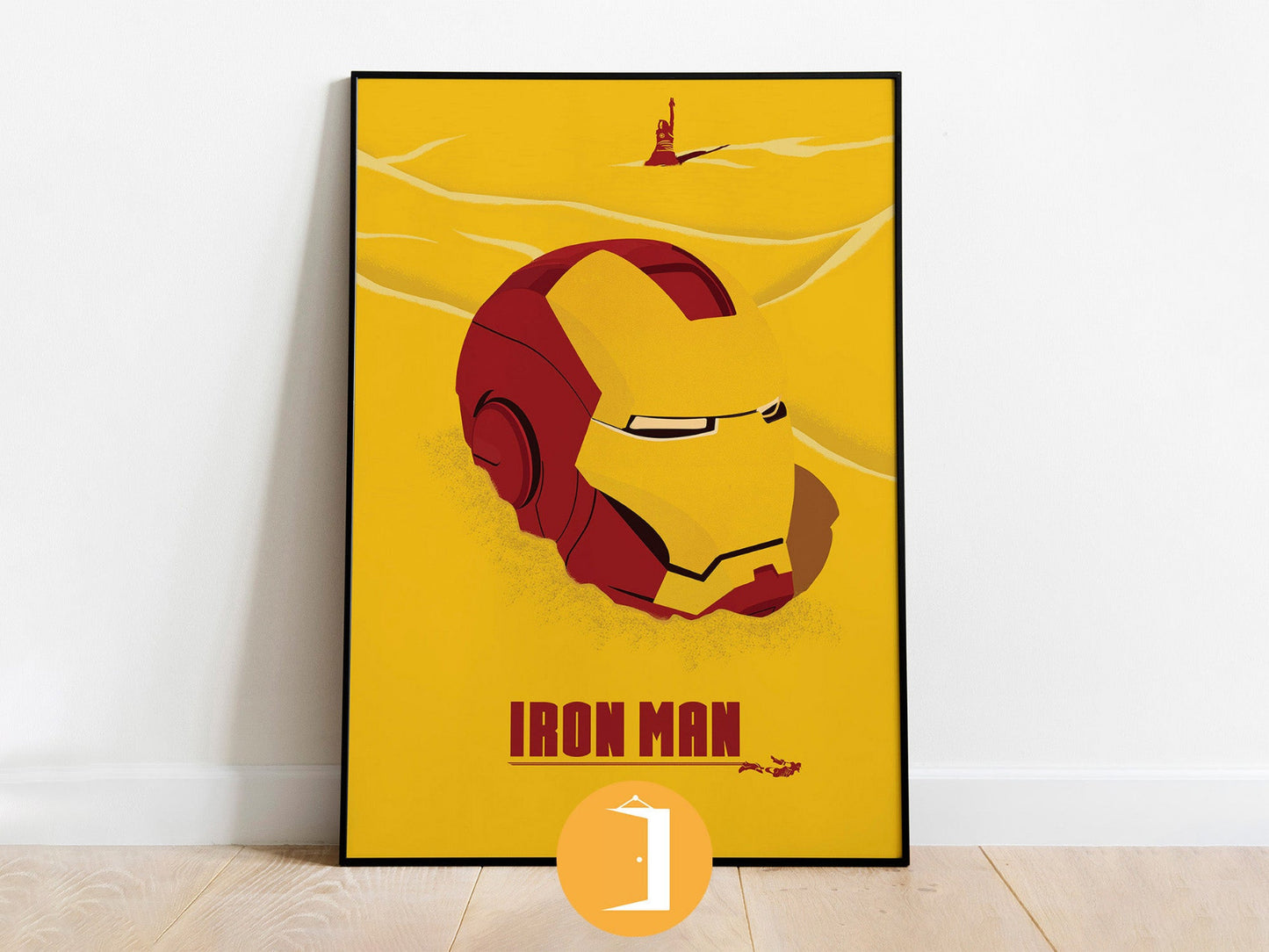 Iron Man Poster | Marvel's Iron Man Minimal Movie Illustrated Print