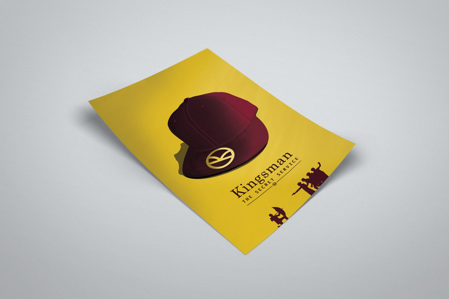 Kingsman Film Poster | Minimalist Movie Illustrated Art Print