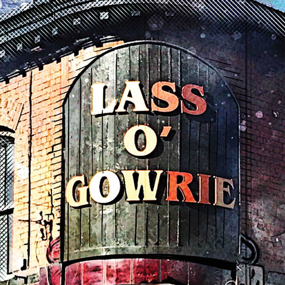 Lass O'Gowrie Manchester Art Print | Manchester Pub Watercolour Style Illustrated Poster