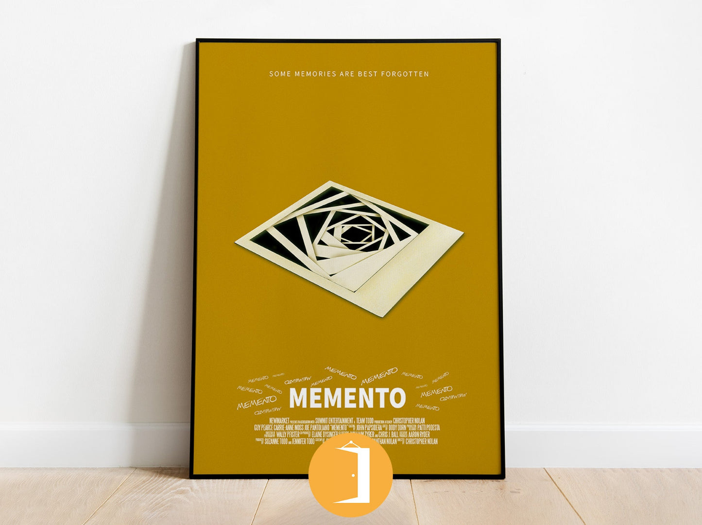 Memento Minimal Illustrated Movie Illustrated Poster