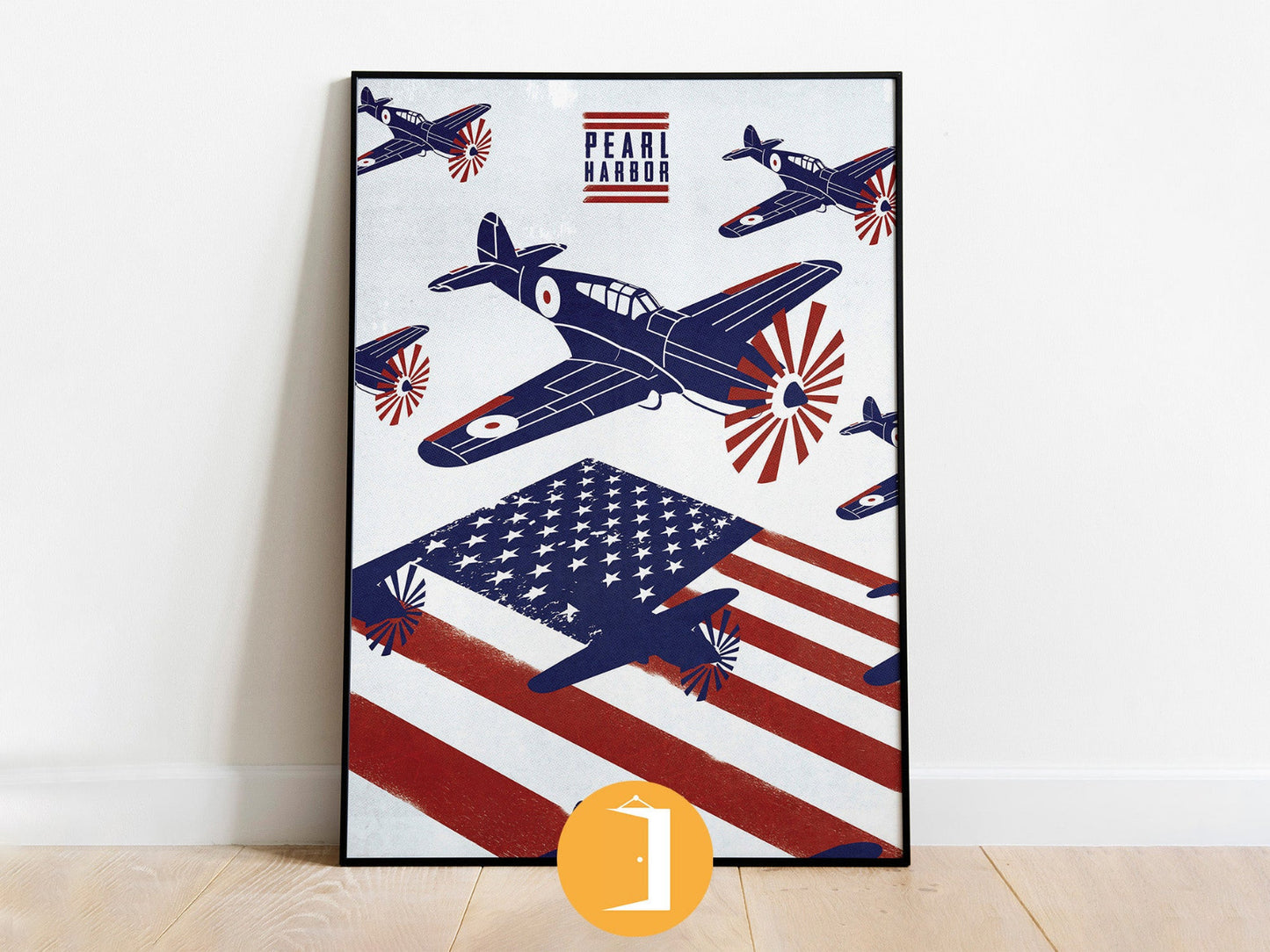 Pearl Harbor Minimal Movie Illustrated Poster