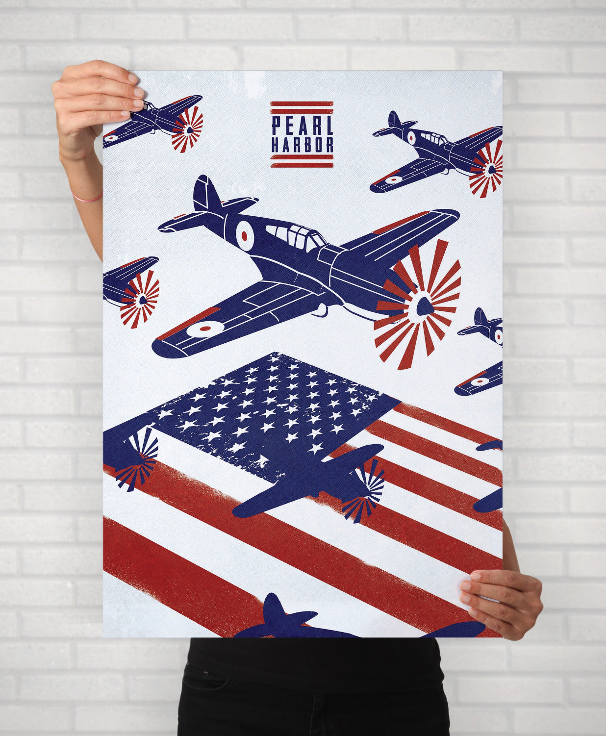 Pearl Harbor Minimal Movie Illustrated Poster