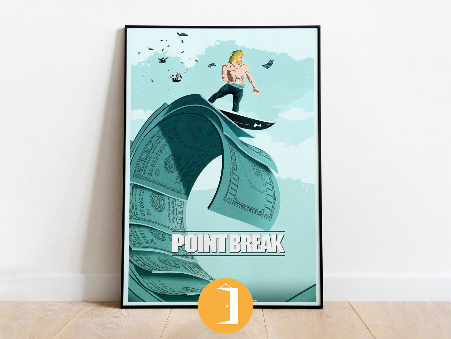 Point Break Poster | Minimal Movie Illustrated Print