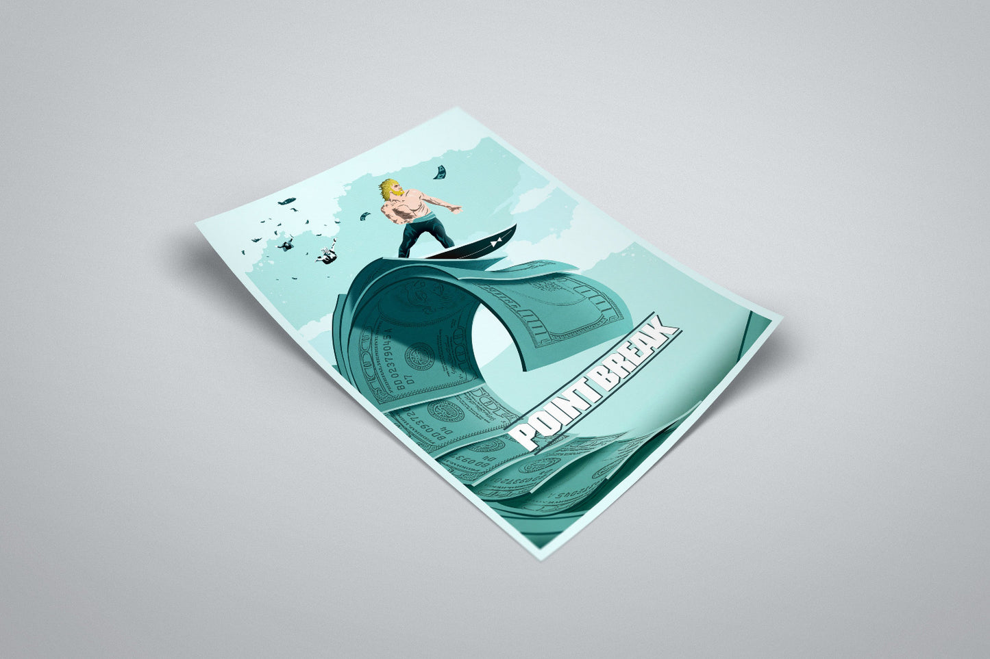 Point Break Poster | Minimal Movie Illustrated Print