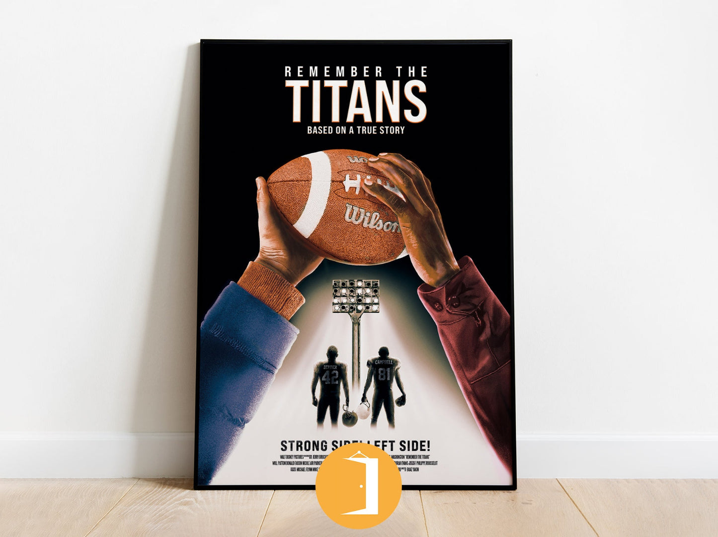 Remember The Titans (2000) Illustrated Movie Poster