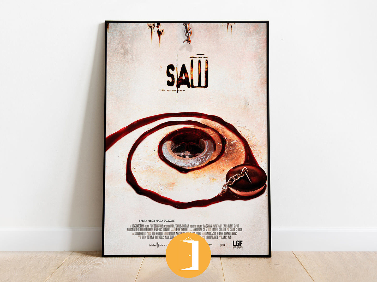 Saw film poster James Wan Horror Movie Alternative Graphic Design Film Poster