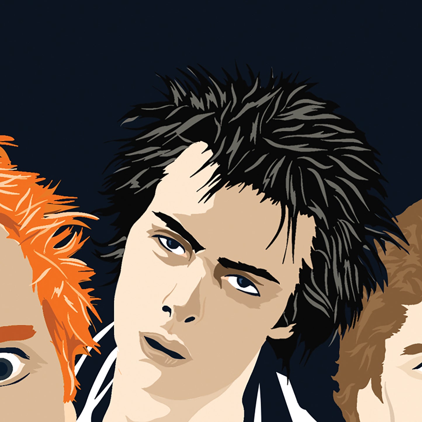 Sex Pistols Poster | Punk Portrait Minimalist Illustrated Poster