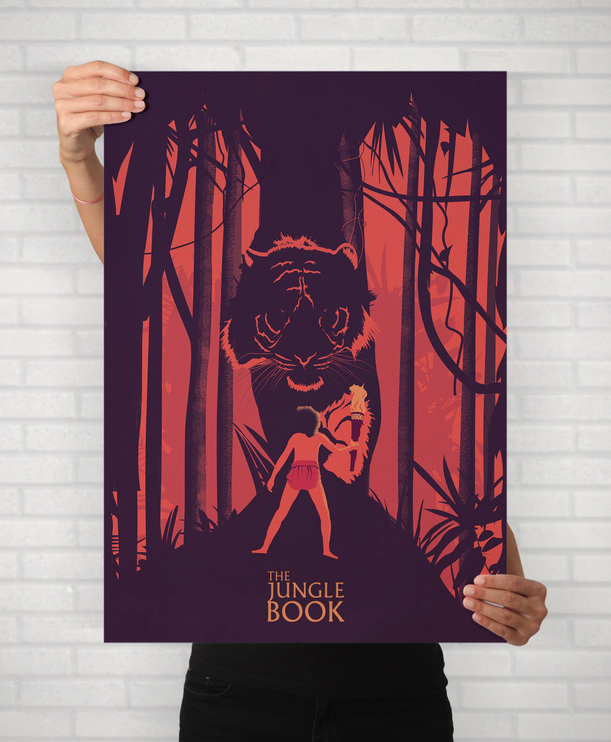 The Jungle Book Minimal Illustrated Poster