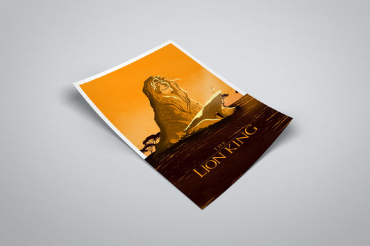 The Lion King Minimal Movie Illustrated Poster