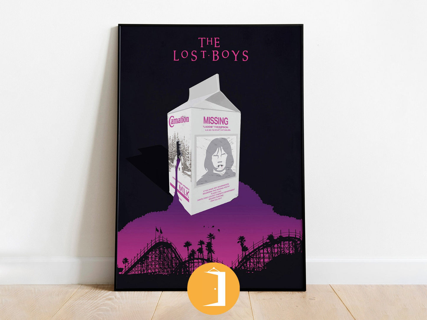 The Lost Boys Minimal Movie Illustrated Poster