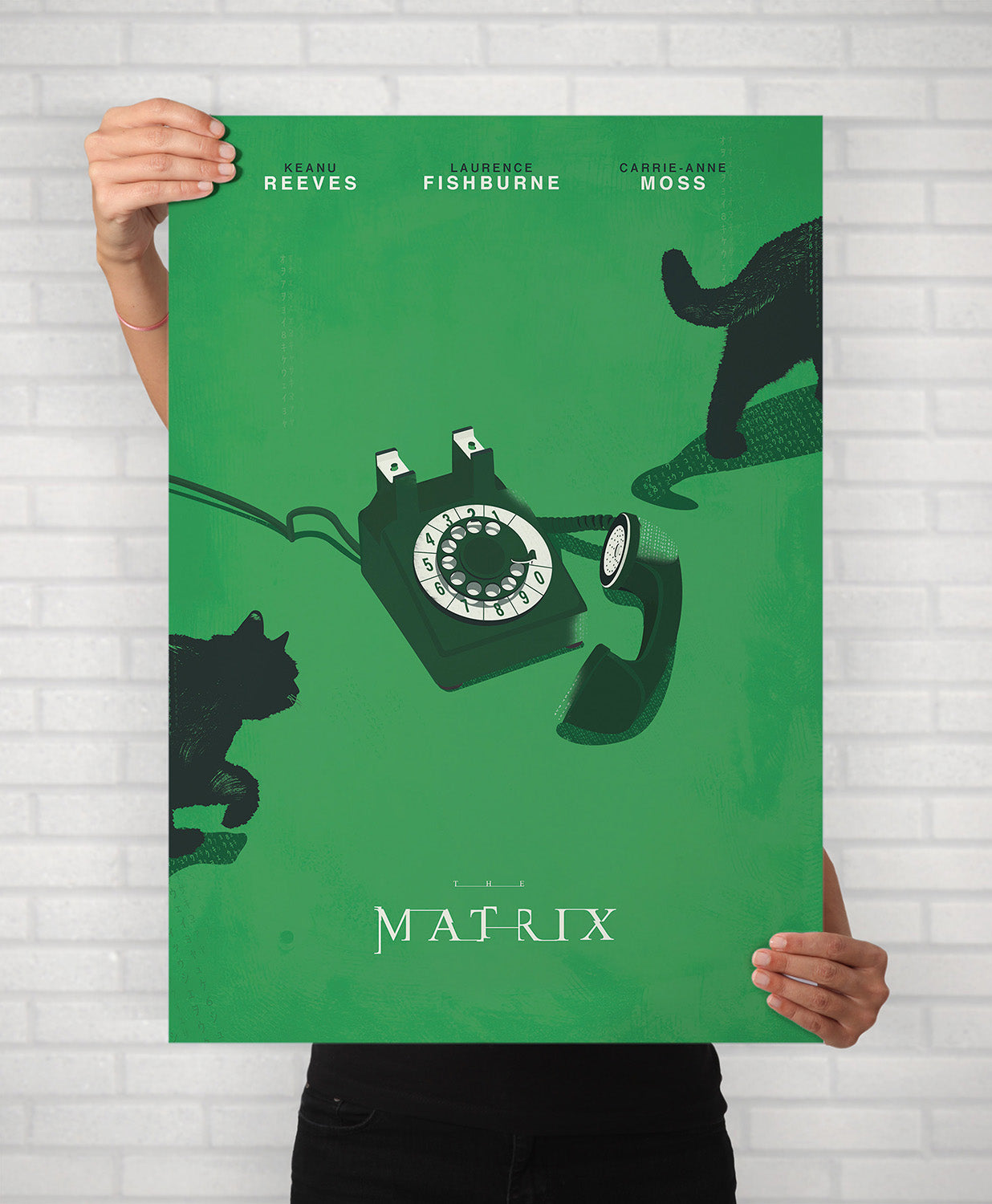 The Matrix Minimal Movie Illustrated Poster