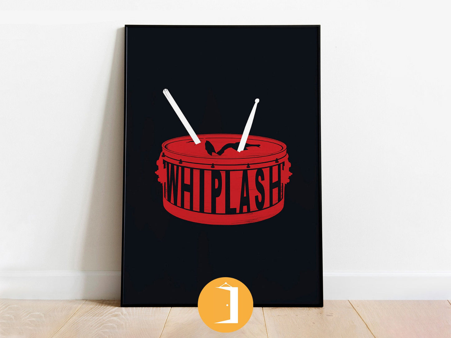 Whiplash Minimal Movie Illustrated Poster